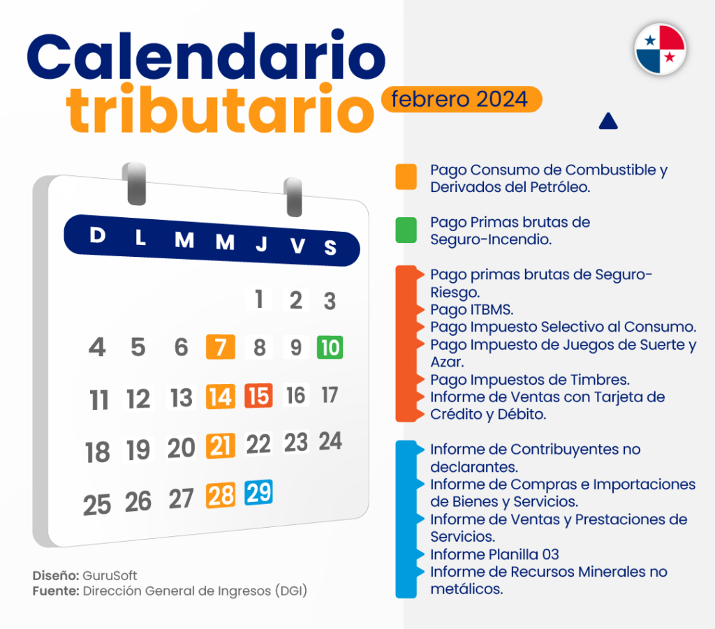 Calendario Tributario Febrero PA 2024 1 1